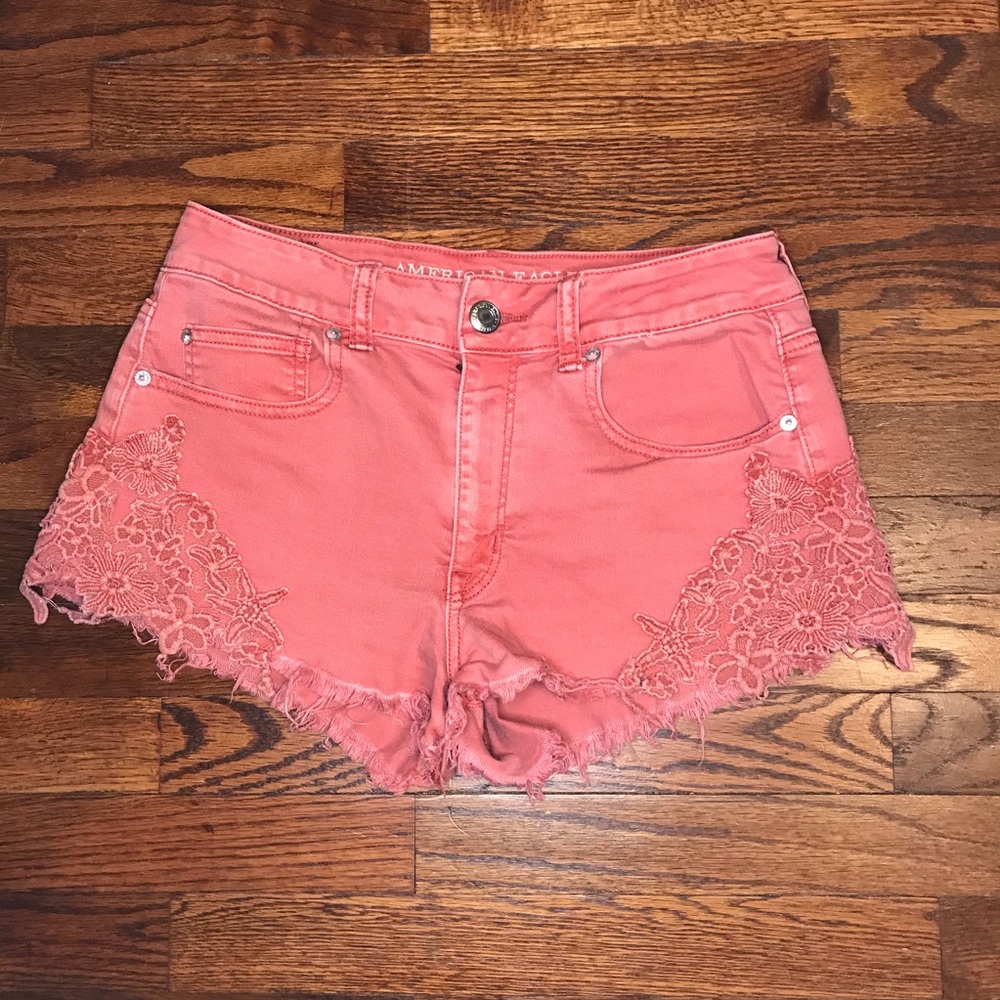 American Eagle Hi Rise Festival SZ 8 Shorts
